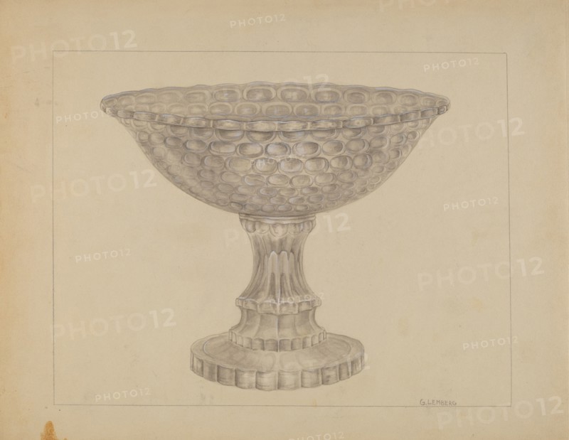 Punch Bowl, 1935/1942. Creator: Gertrude Lemberg.