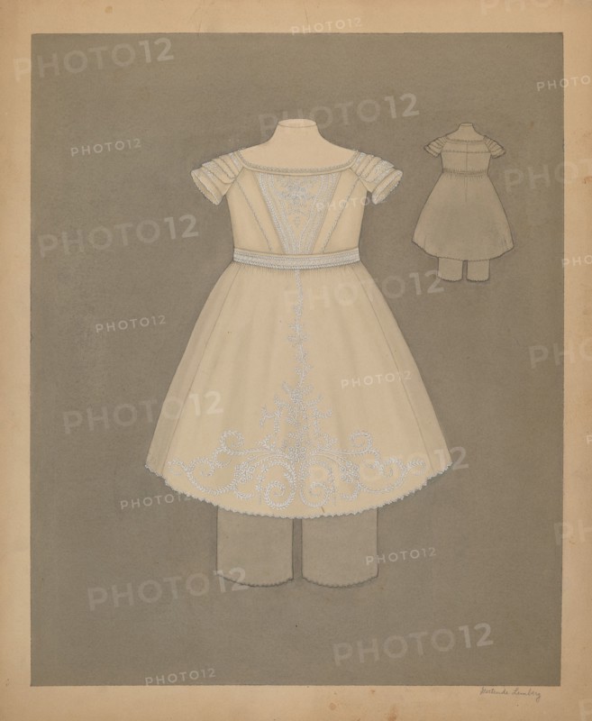 Child's Dress, c. 1937. Creator: Gertrude Lemberg.