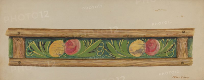 Painted Panel, c. 1938. Creator: Frank Gray.