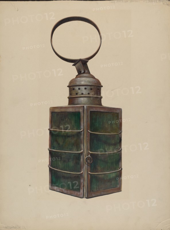 Lantern, c. 1938. Creator: Walter Hochstrasser.