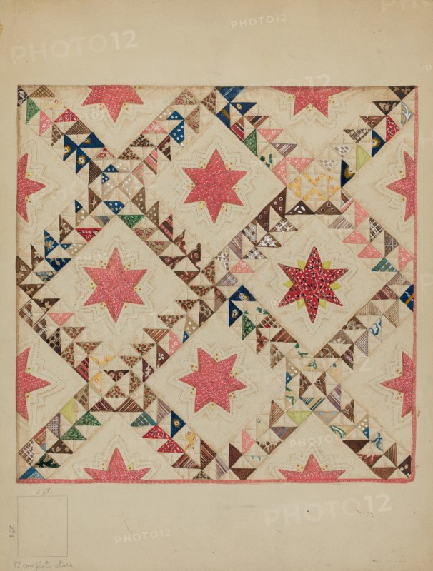 Bedspread, c. 1939. Creator: Henry Granet.