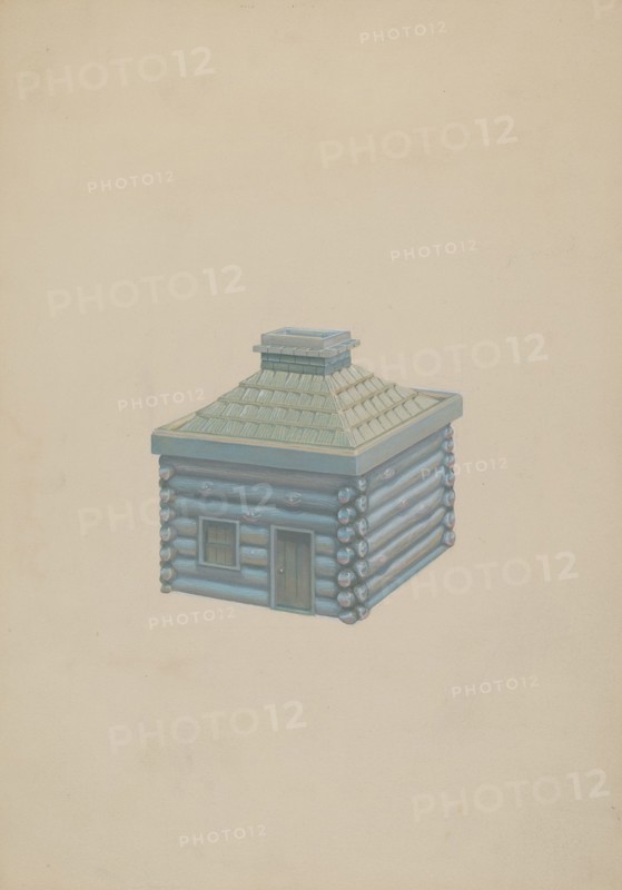 Box (Log Cabin), c. 1939. Creator: Henry Moran.