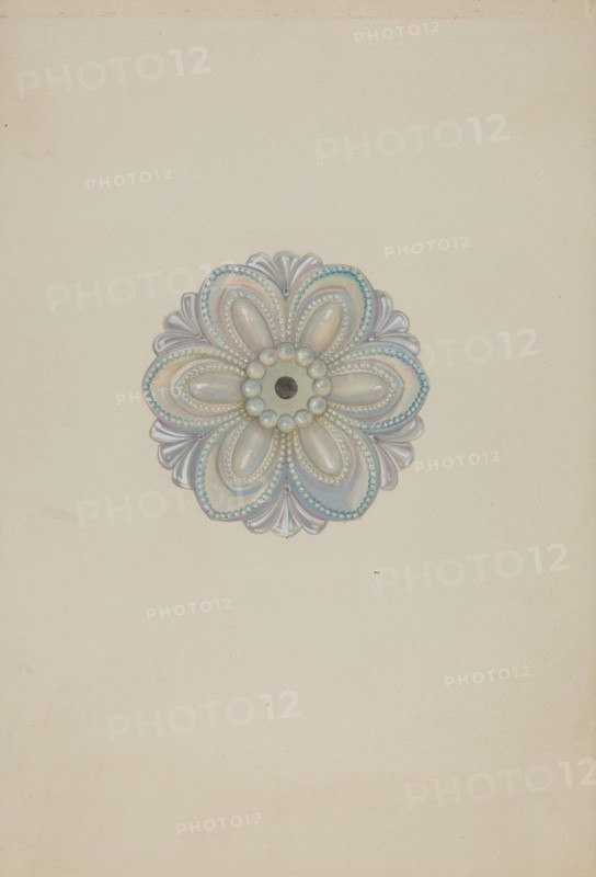 Tie-back, c. 1939. Creator: Henry Moran.