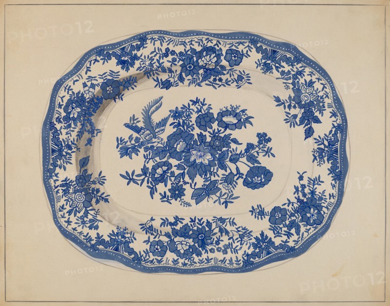 Plate, probably 1937. Creator: Katherine Hastings.