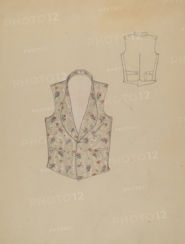 Waistcoat, c. 1936. Creator: Dorothy Gernon.
