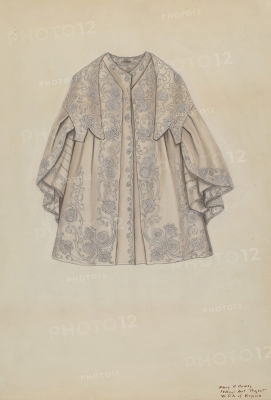 Opera Cloak, c. 1938. Creator: Mary E Humes.