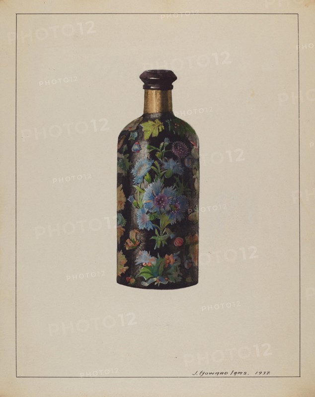 Decorated Bottle, 1937. Creator: J. Howard Iams.