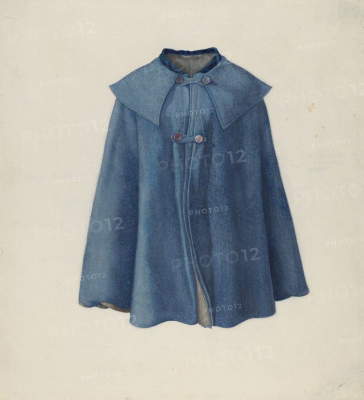 Woman's Cape, c. 1936. Creator: Helen E. Gilman.