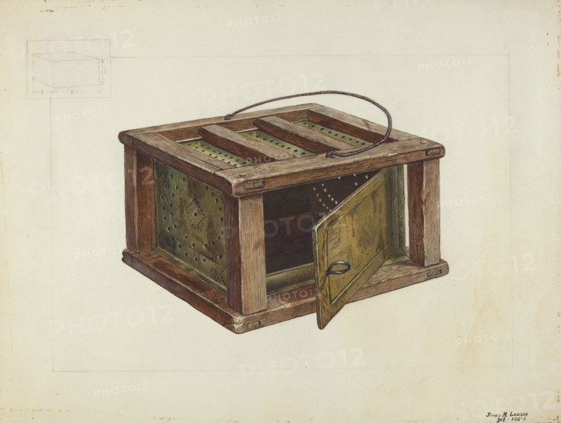 Foot Warmer, c. 1936. Creator: James M. Lawson.