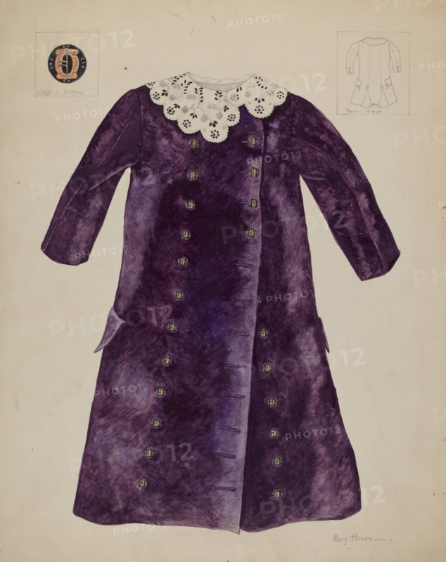 Child's Coat, c. 1937. Creator: Mary E Humes.