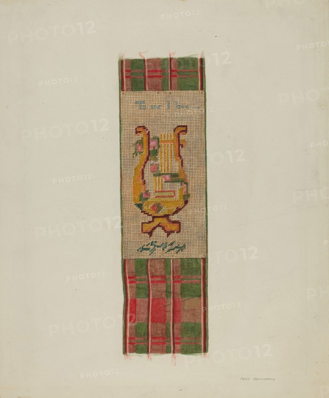 Bookmark, c. 1938. Creator: Fred Hassebrock.