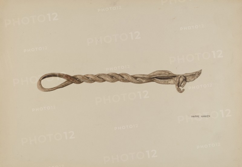 Horse Hobble, c. 1939. Creator: Mary Hansen.