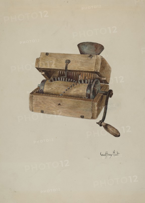 Meat Grinder, c. 1939. Creator: Geoffrey Holt.