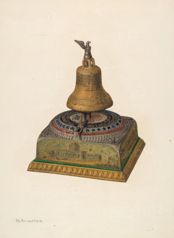 Memorial Money Bank, c. 1940. Creator: Nicholas Amantea.
