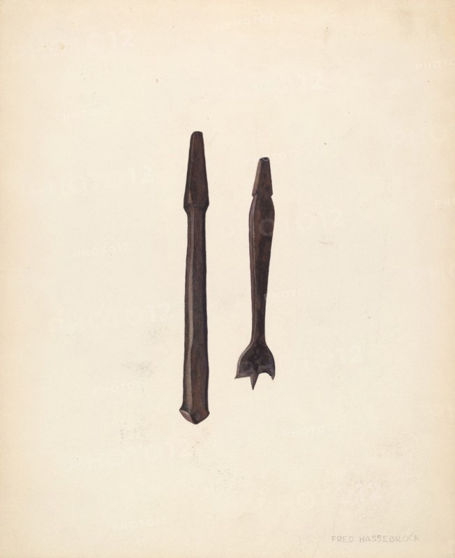Bit and Countersink, c. 1940. Creator: Fred Hassebrock.