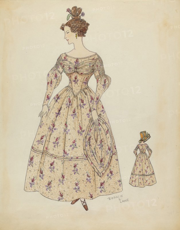 Dress, c. 1940. Creator: Rosalia Lane.