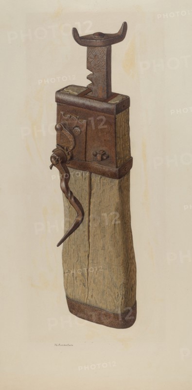 Conestoga Wagon Jacks, c. 1941. Creator: Nicholas Amantea.