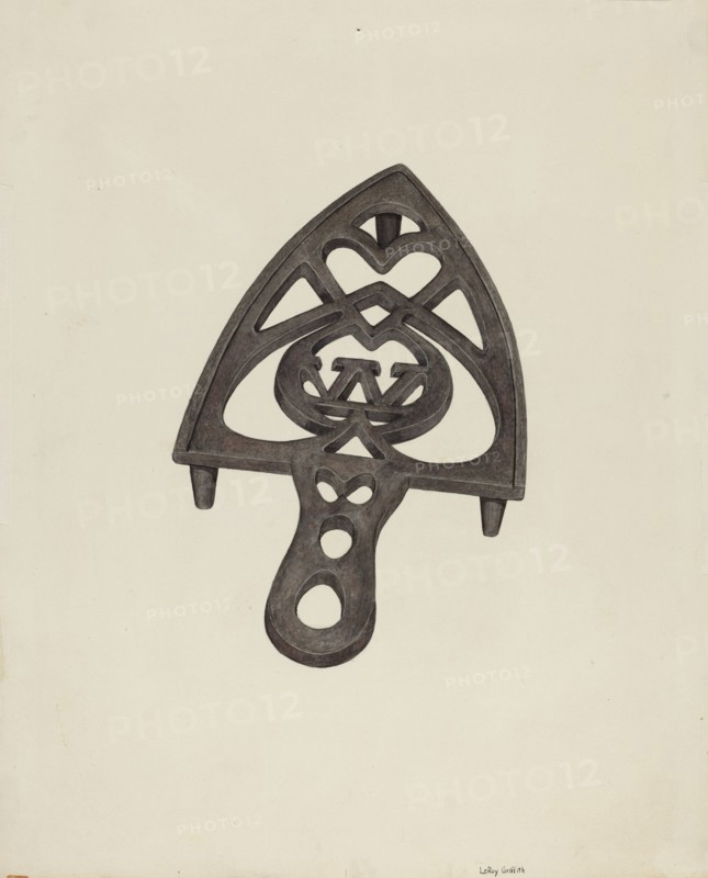 Trivet, c. 1941. Creator: LeRoy Griffith.