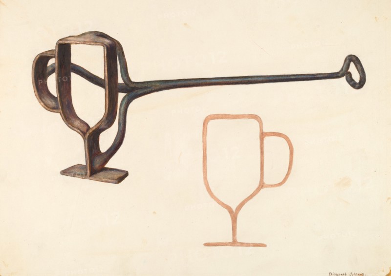 Branding Iron, c. 1942. Creator: Elizabeth Johnson.