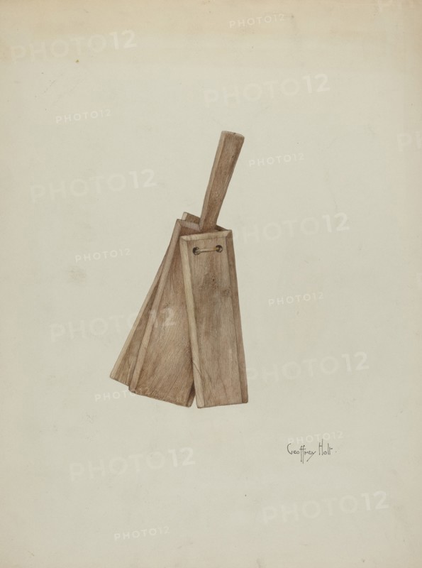 Clapper, 1935/1942. Creator: Geoffrey Holt.