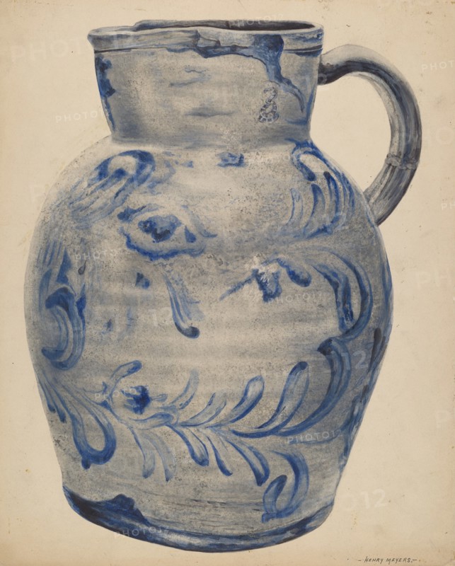 Jug, 1935/1942. Creator: Henry Meyers.