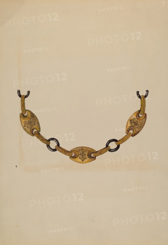 Necklace, c. 1938. Creator: Katherine Hastings.