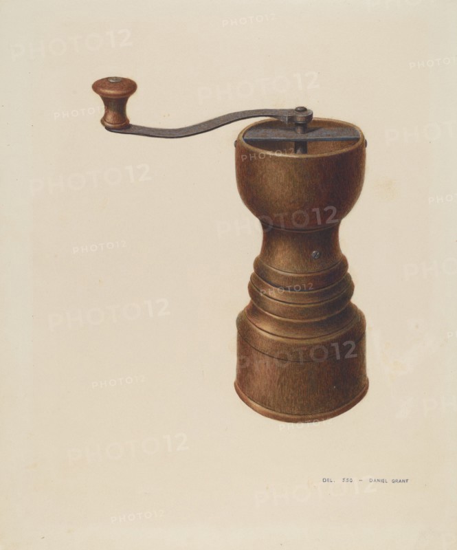 Coffee Grinder, c. 1939. Creator: DJ Grant.