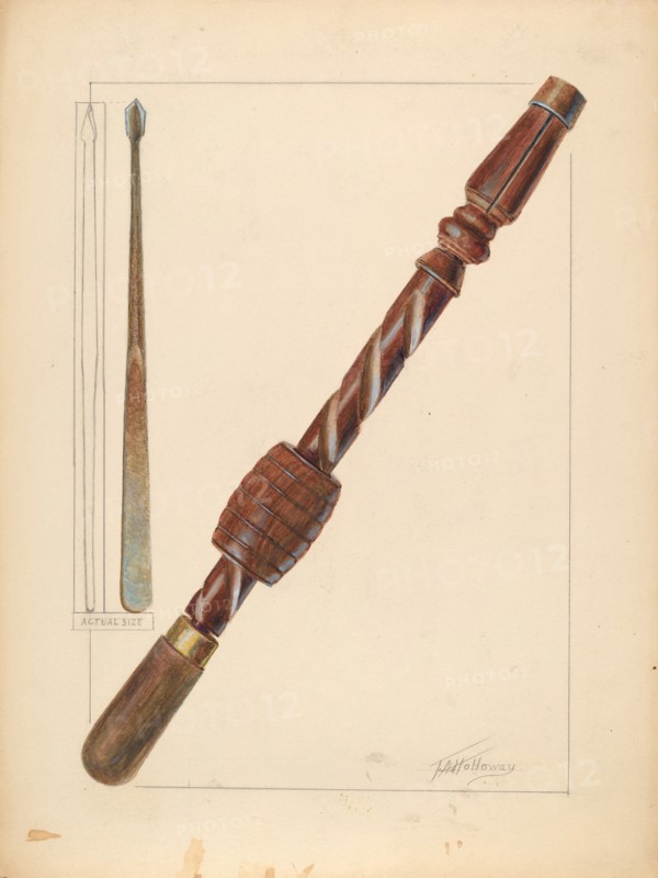Hand Tool, 1935/1942. Creator: Thomas Holloway.