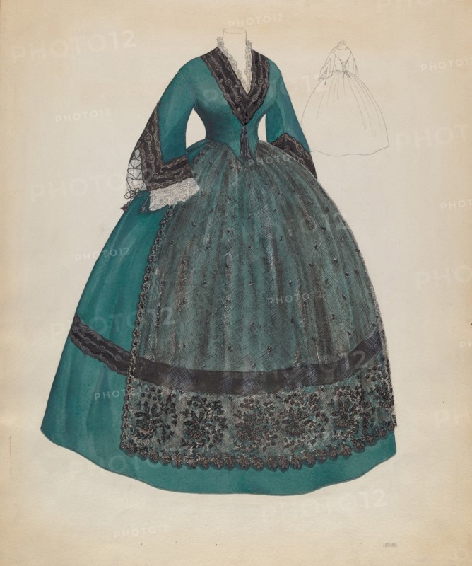Dress, c. 1937. Creator: Melita Hofmann.