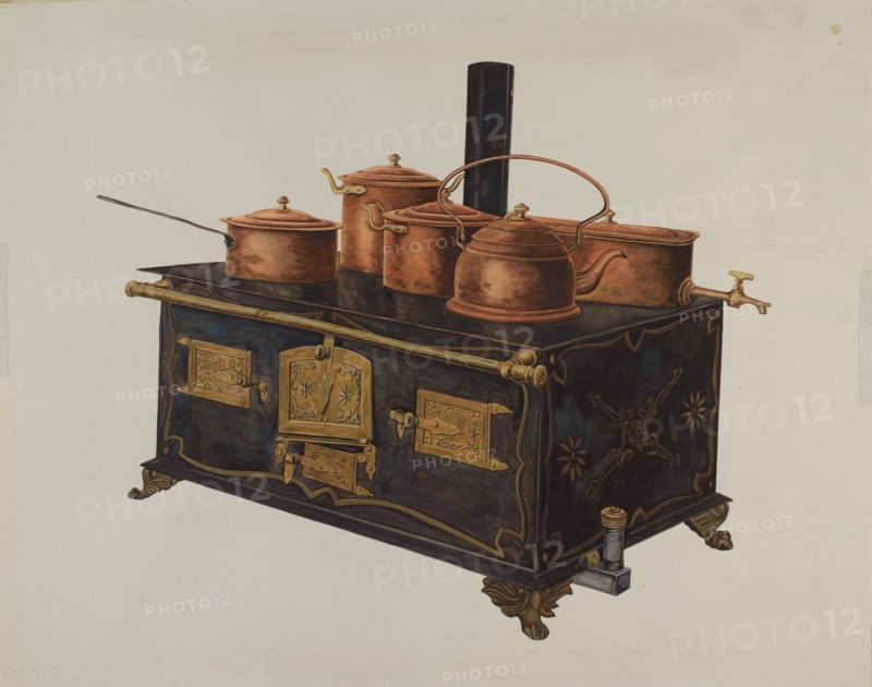 Toy Stove, 1935/1942. Creator: Einar Heiberg.