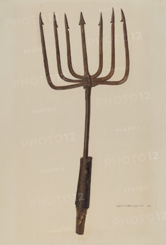 Fishing Spear, 1938. Creator: Albert Geuppert.