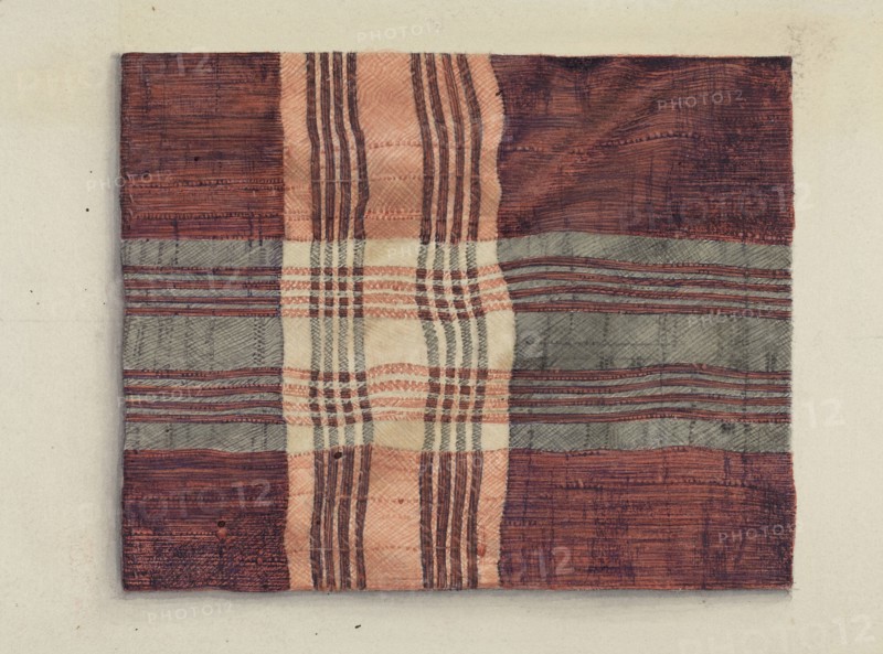 Shaker Silk Kerchief, 1935/1942. Creator: Helen E. Gilman.