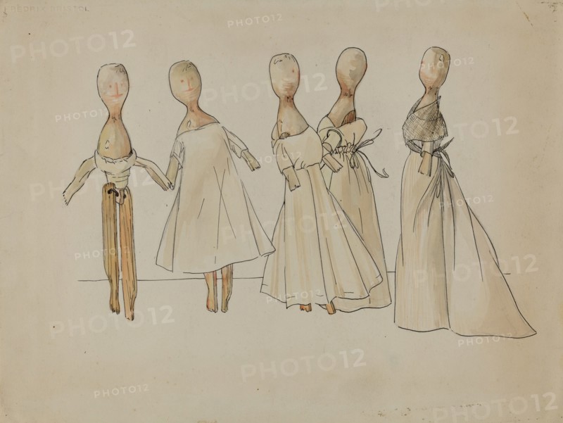 Dolls, c. 1936. Creator: Rosalia Lane.