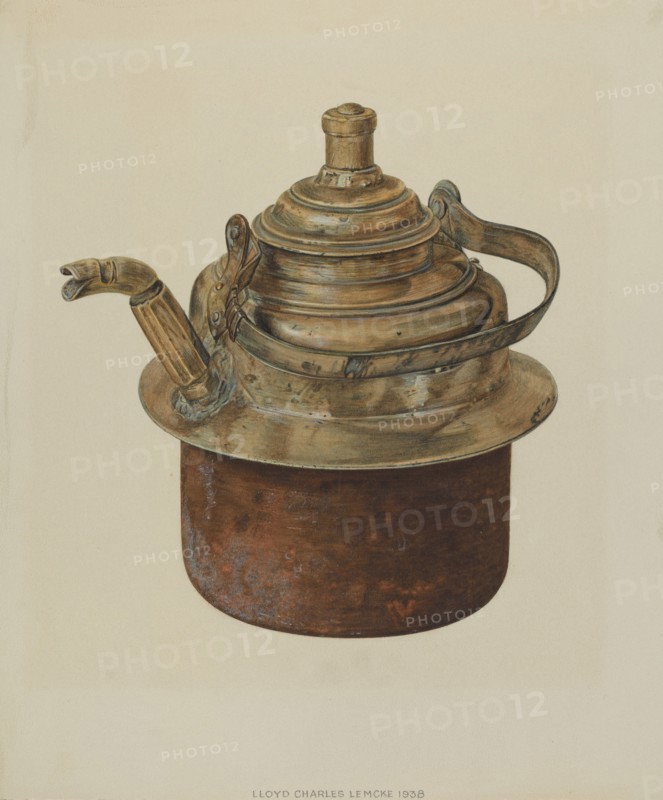 Kettle, 1938. Creator: Lloyd Charles Lemcke.