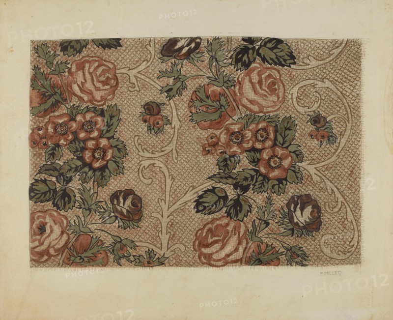 Glazed Chintz, c. 1937. Creator: Edith Miller.