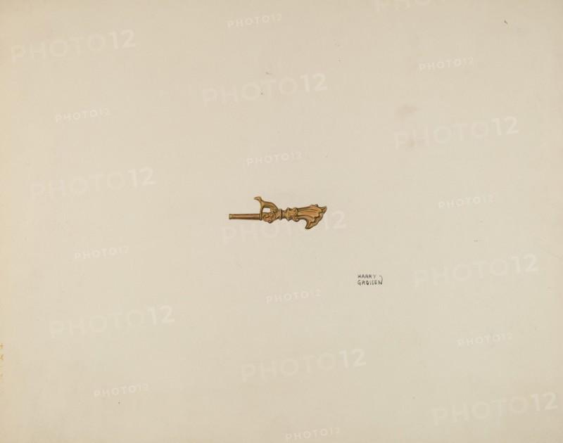 Watch Key, c. 1938. Creator: Harry Grossen.