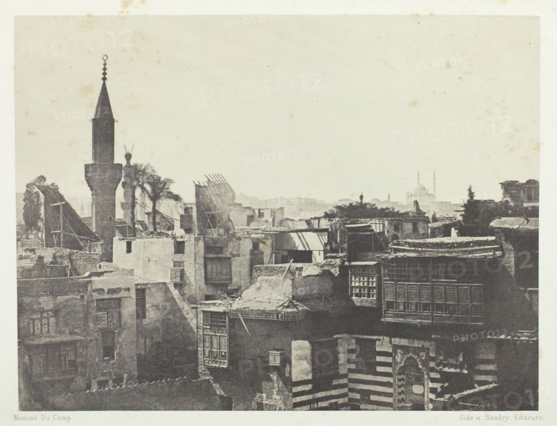 Vue Générale Prise a l'Ouest, Le Kaire, 1849/51, printed 1852. Creator: Aimé Rochas.