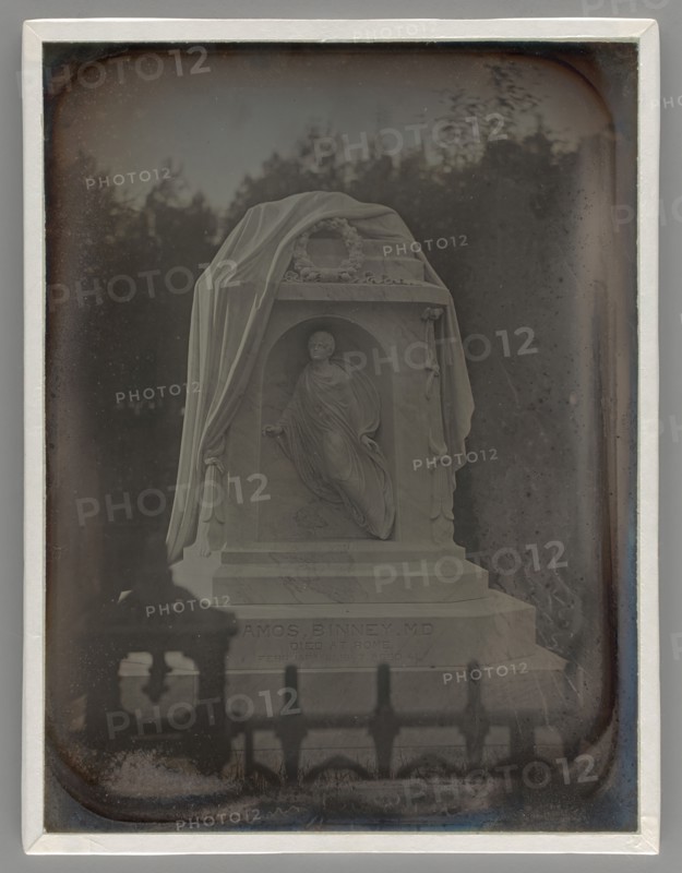 Untitled (Mt. Auburn Cemetery, Cambridge, Massachusetts), 1850. Creators: Albert Sands Southworth, Josiah Johnson Hawes.