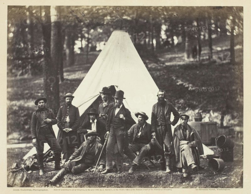Scouts and Guides to the Army of the Potomac, October 1862. Creator: Alexander Gardner.