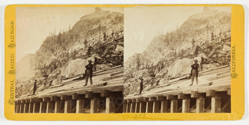Central Pacific Railroad, California, 1864/69. Creator: Alfred A. Hart.