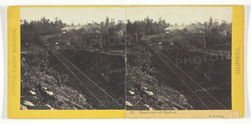Road East of Station, at Auburn, 1864/69. Creator: Alfred A. Hart.