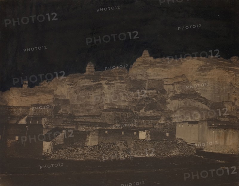 Untitled, [buildings, possibly an archaeological site], 1860s. Creator: Unknown.