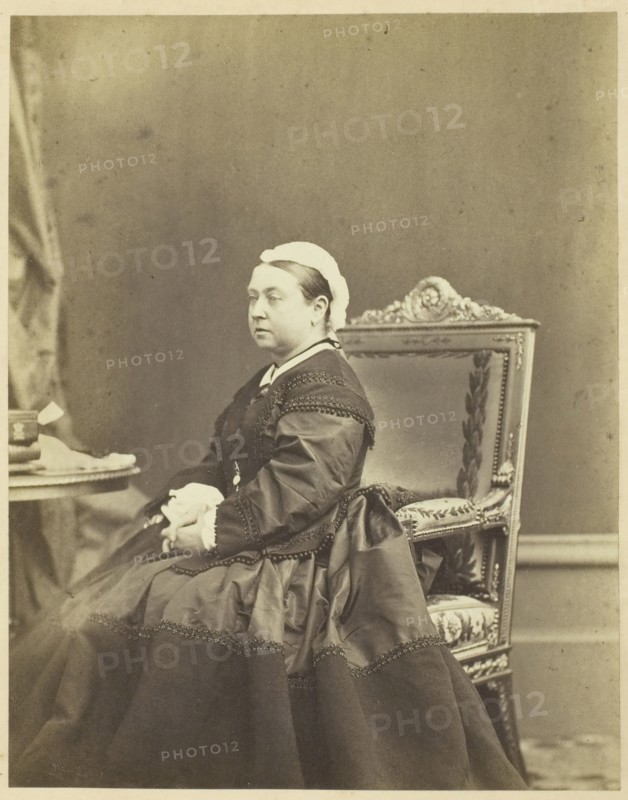 Her Majesty, Queen Victoria, December 1866. Creator: André-Adolphe-Eugène Disdéri.