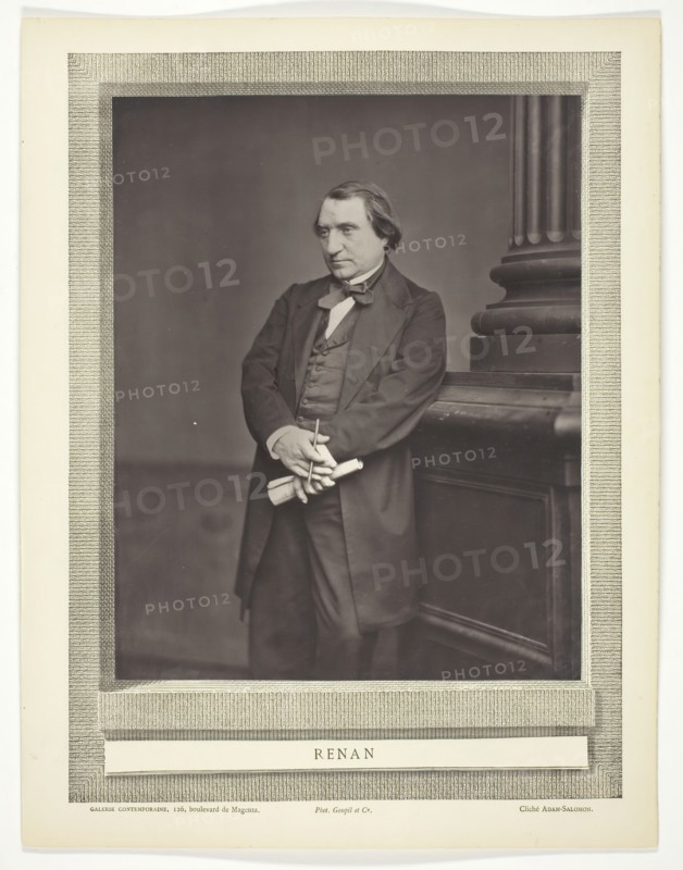 Renan, c. 1876. Creator: Antoine-Samuel Adam-Salomon.