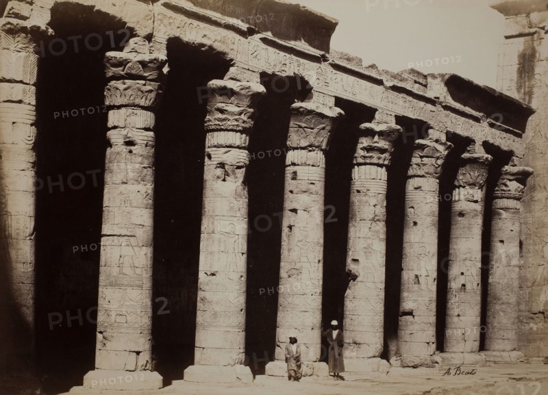 Temple, Egypt, c. 1870s. Creator: Antonio Beato.