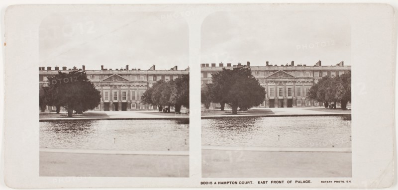 Hampton Court, East Front of Palace, 1860s. Creator: Unknown.