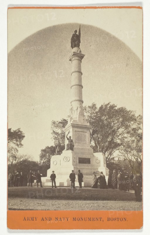 Army and Navy Monument, Boston, 1840/1900. Creator: Unknown.