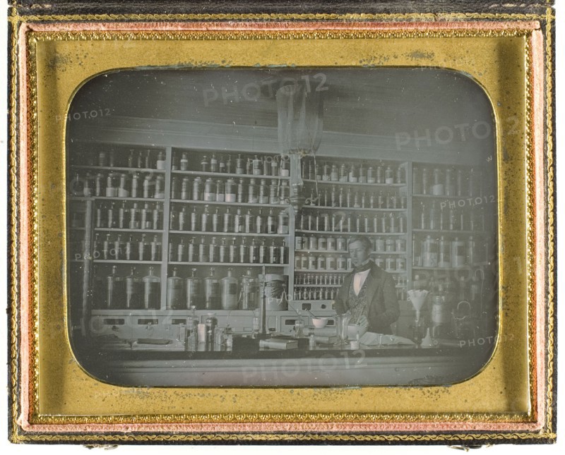 S. P. Peck Apothecary, c. 1850. Creator: Unknown.