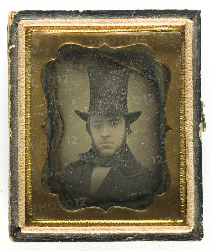 Untitled (Man in Top Hat), 1845/65. Creator: Unknown.