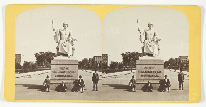 Statue of Gen. Washington, 1875/99. Creator: Unknown.